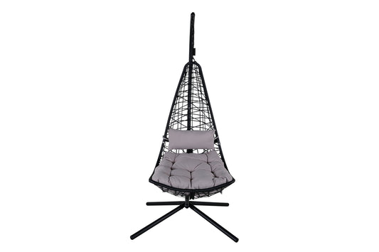 Hængekøjestol Sort