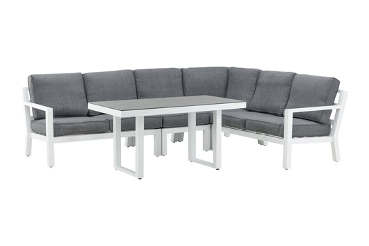 Hjørnesofa sæt Hvid Hvid