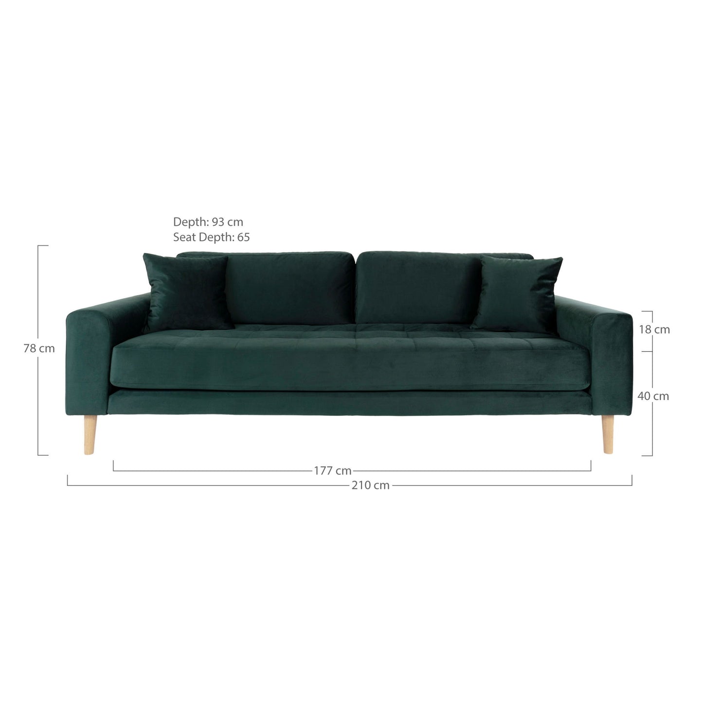 Lido 3 Personers Sofa