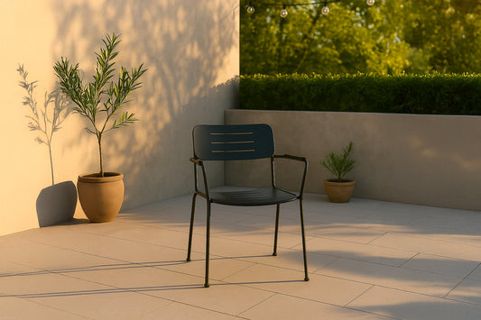 Spisebordsstol 2-pak Sort