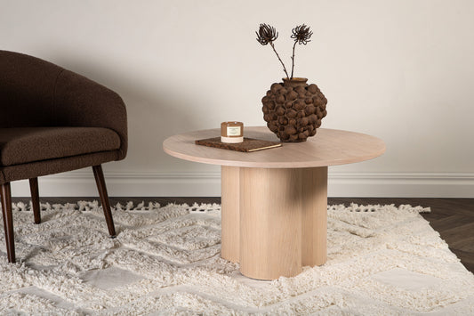 Olivia Sofabord ⌀80 Hvidvask