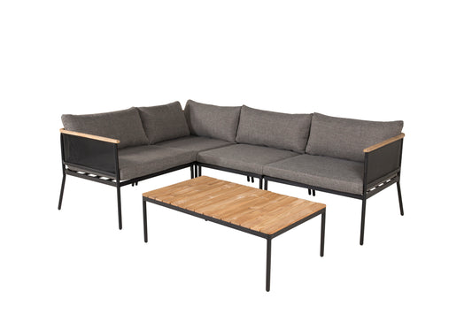 Hjørnesofa sæt Natur Grå