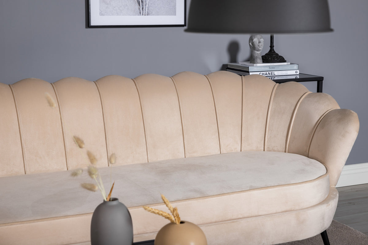 3-personers sofa, beige