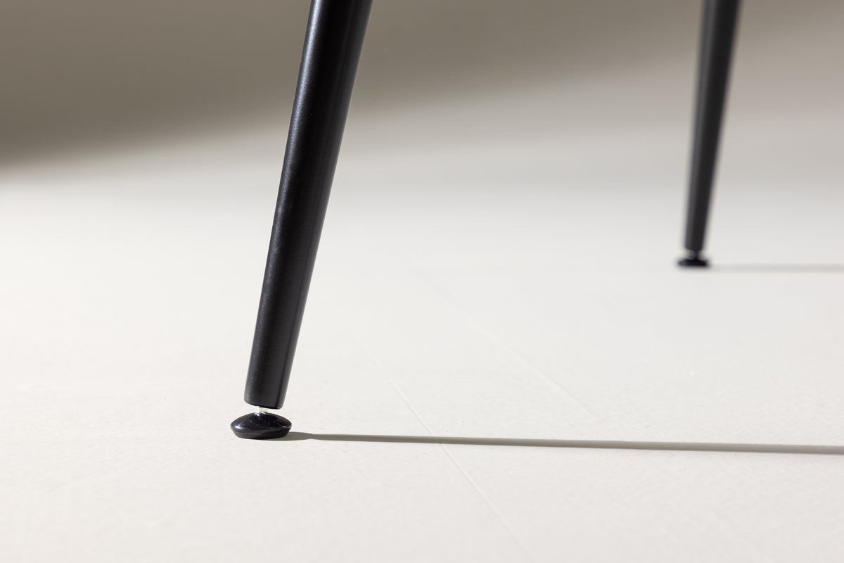 Silar Rektangulært spisebord 180 x 75 x 90 Sort