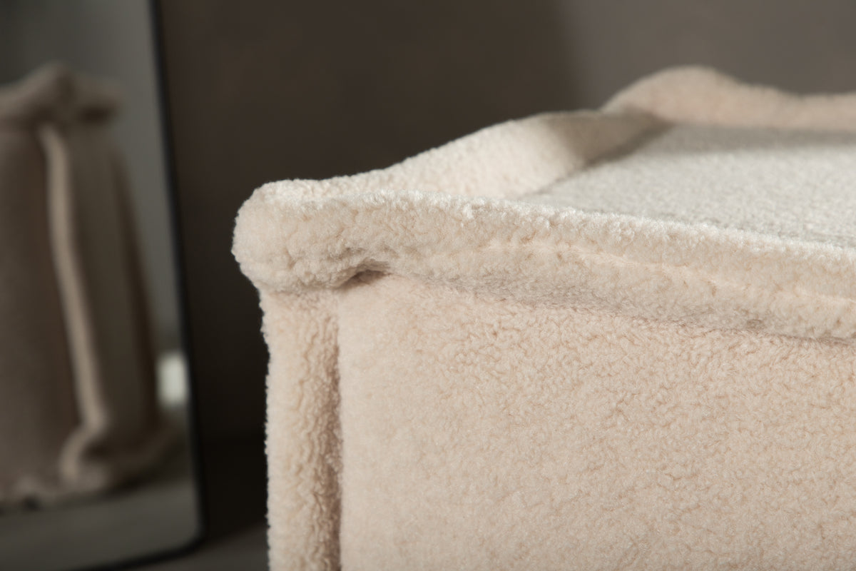 Castine Puf 40 x 38 x 40 Hvid