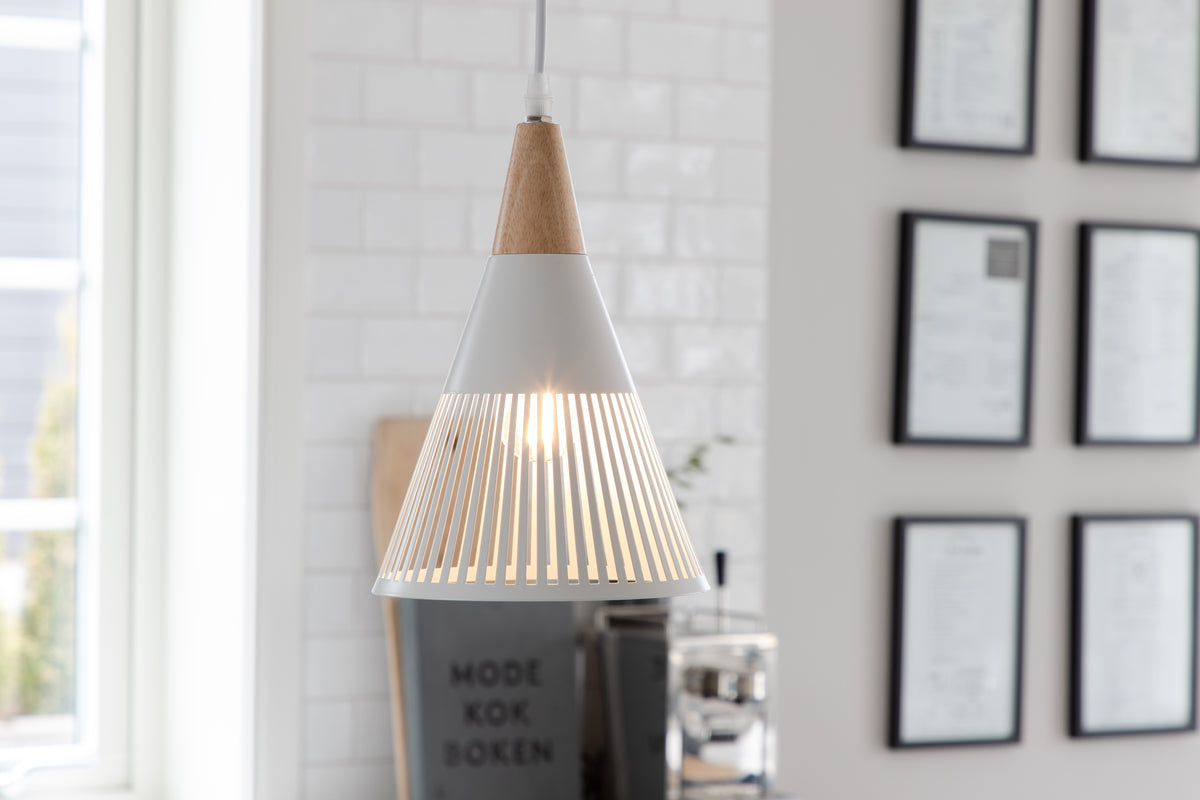 Pendel Lampe Hvid