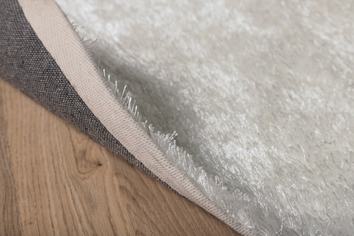 Rundt tæppe 200 Hvid