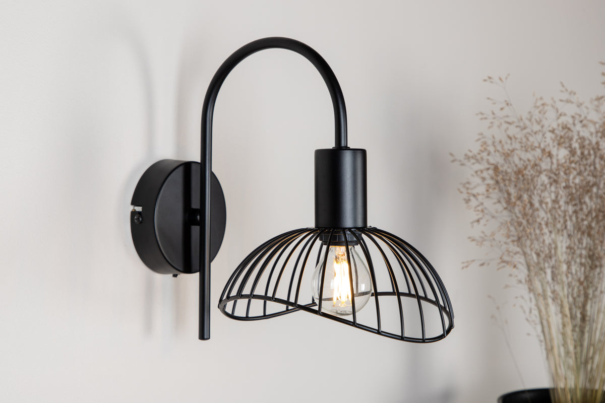 Væglampe Sort
