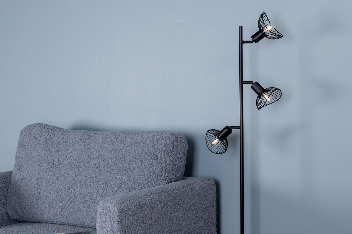 Gulvlampe Sort