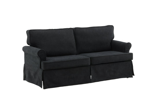 2-personers sofa, sort