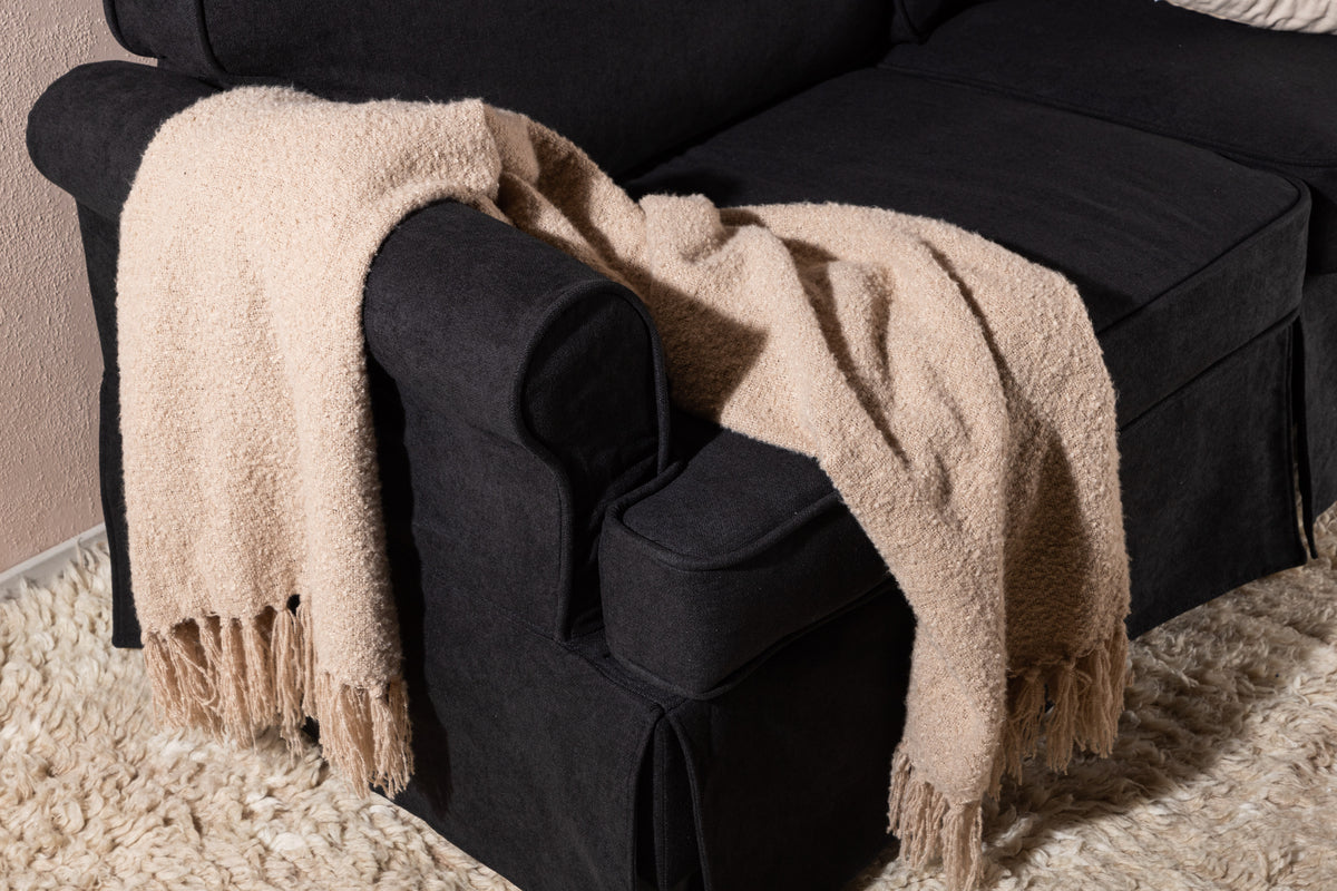 2-personers sofa, sort