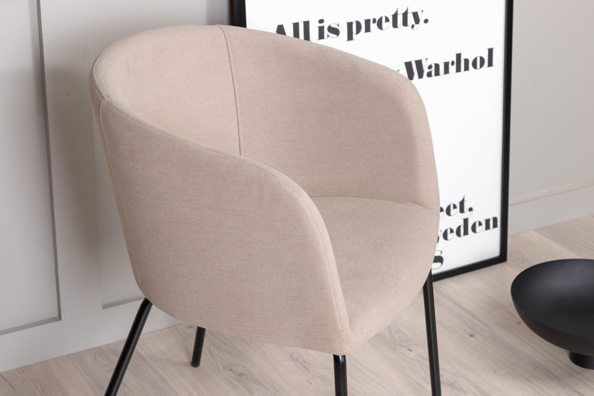 Berit Spisebordsstol Beige