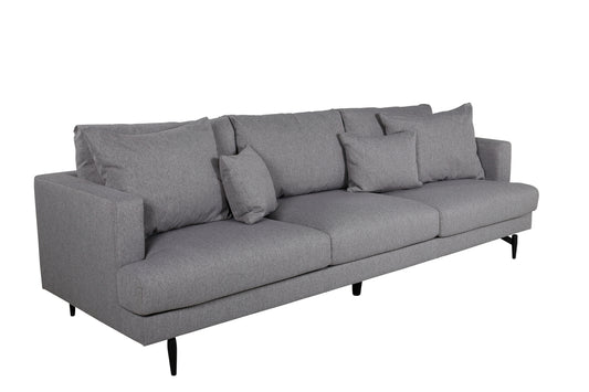 3-personers sofa grå