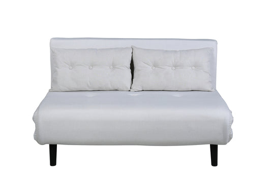 Sammenklappelig seng, hvid