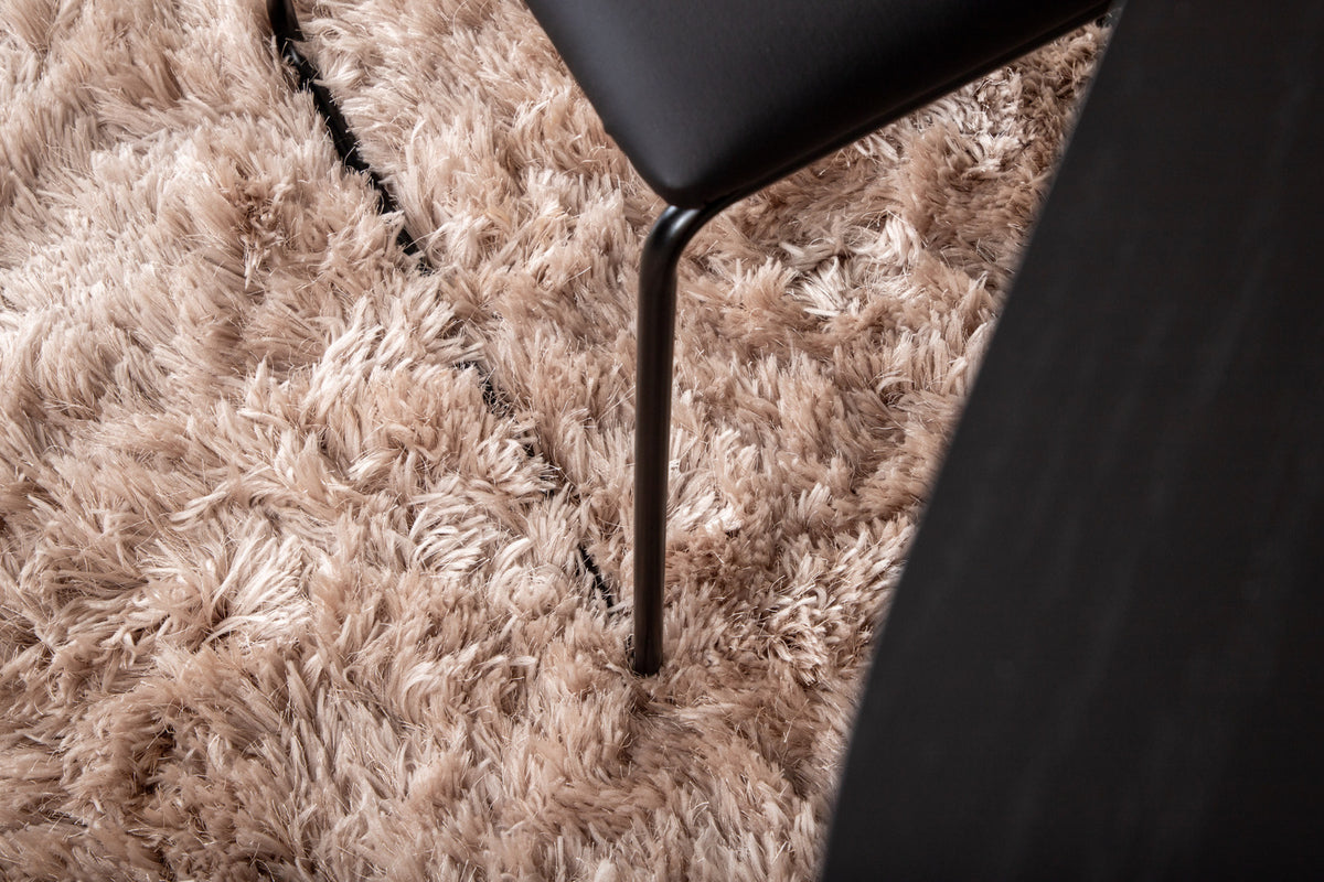 Rektangulært tæppe 400 x 300 Beige