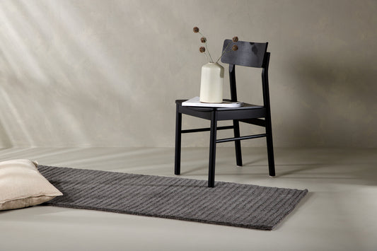 Rektangulært tæppe 200 x 70 Mørkegrå