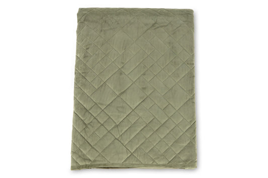 Jilly Sengetæppe 260 x 260 Grøn