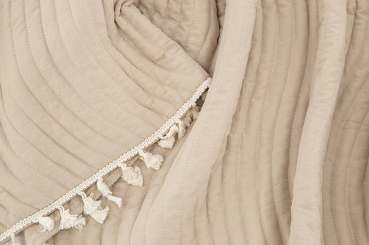 Lias Sengetæppe 180 x 260 Beige