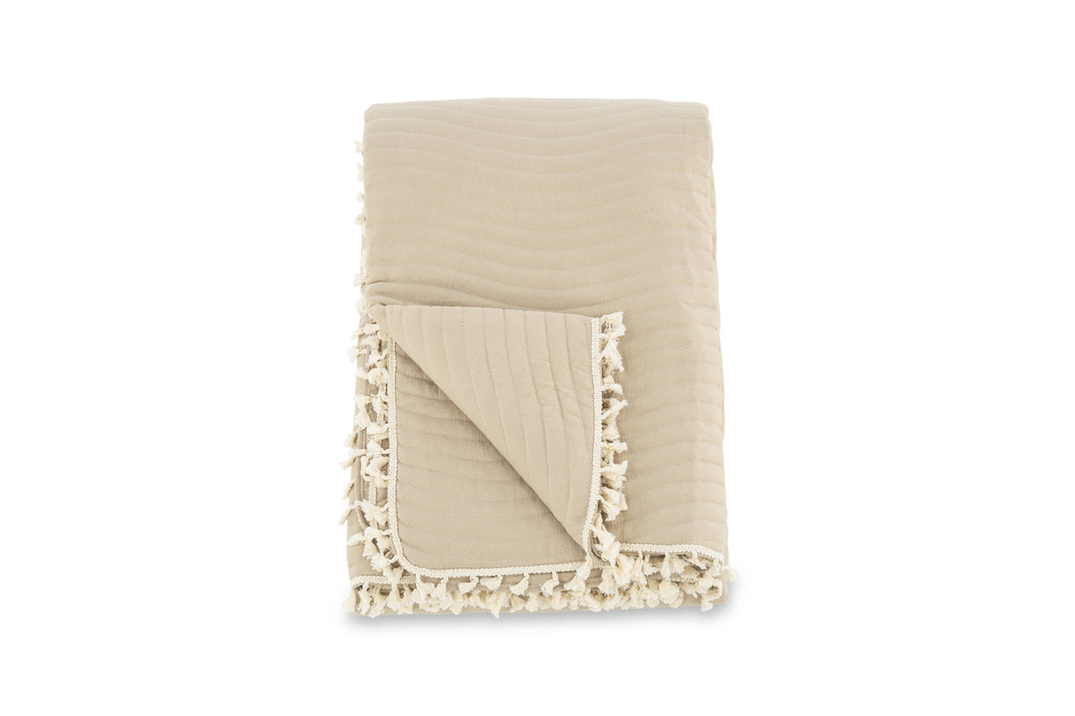 Lias Sengetæppe 180 x 260 Beige