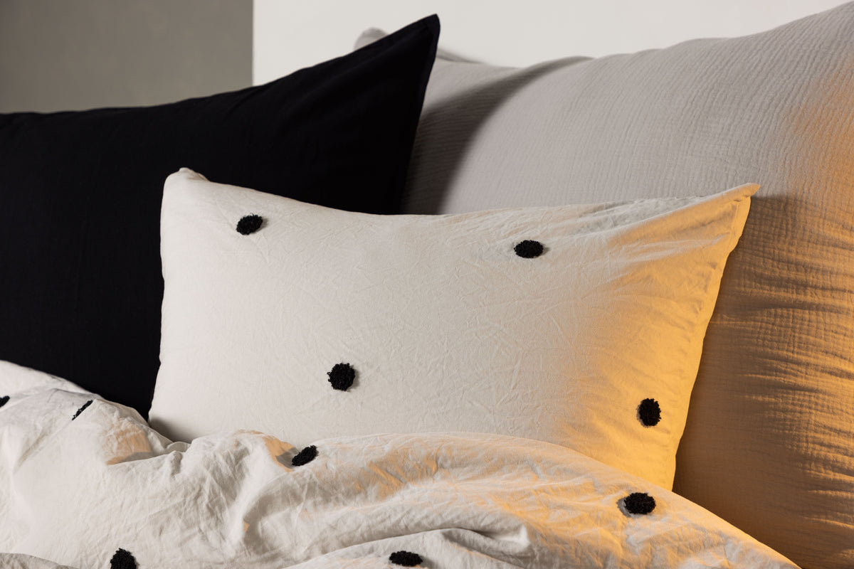 Loke Sengesæt 50 x 60 + 150 x 200 Lysgrå