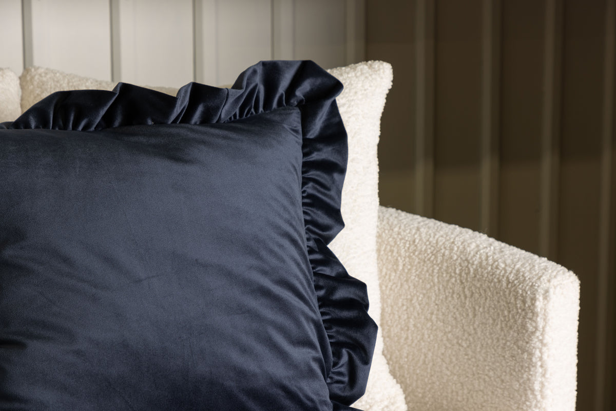 Hailey Pudebetræk 50 x 50 Mørkeblå