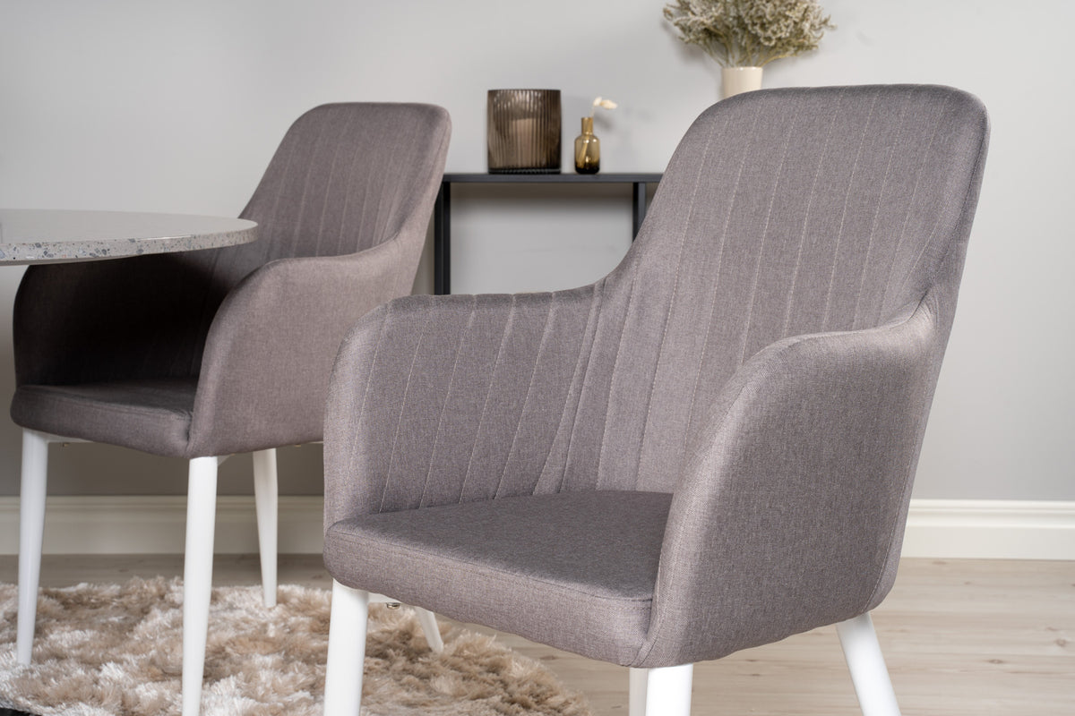 Comfort Spisebordsstol 2-pak Grå