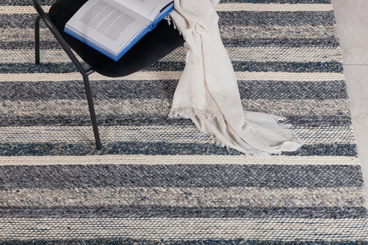 Agra Rektangulære Tæpper 240 x 170 Blå