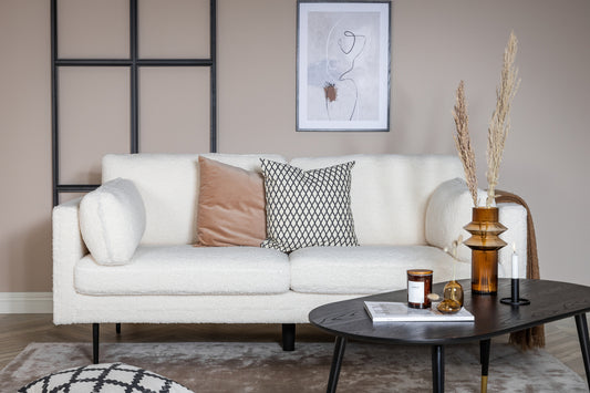 3-personers sofa, hvid