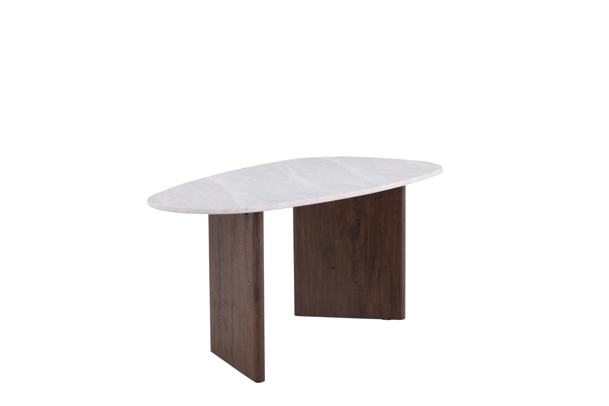 Grönvik Oval Spisebord 180 x 90 Lys Grå