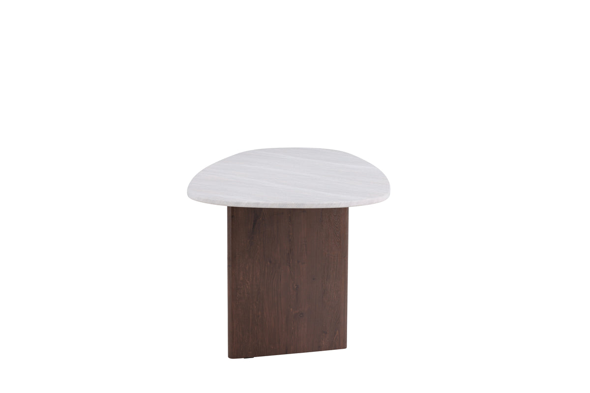 Grönvik Oval Spisebord 180 x 90 Lys Grå