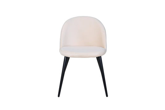 Velvet Spisebordsstol 2-pak Beige