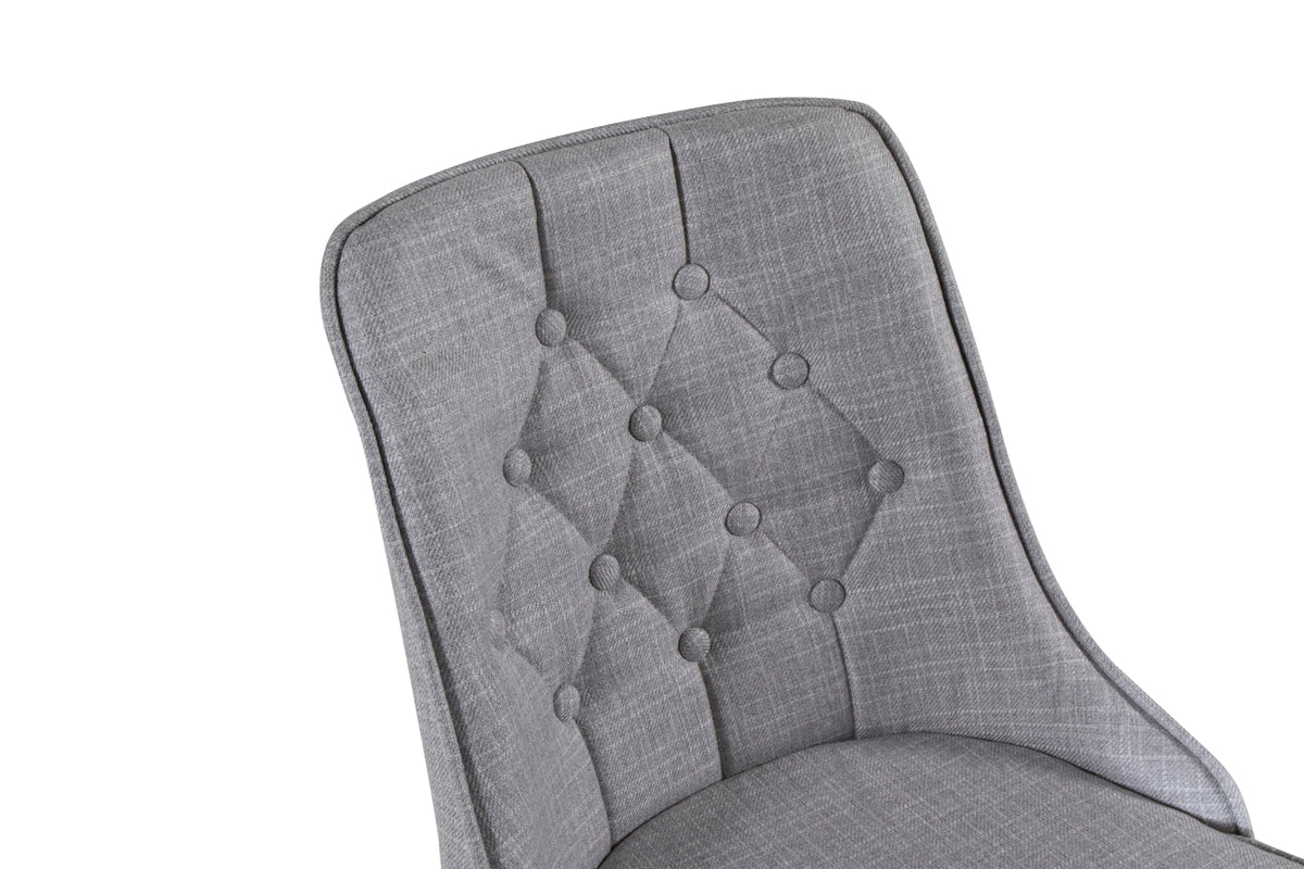 Velvet Deluxe Spisestol 2-pak Grå