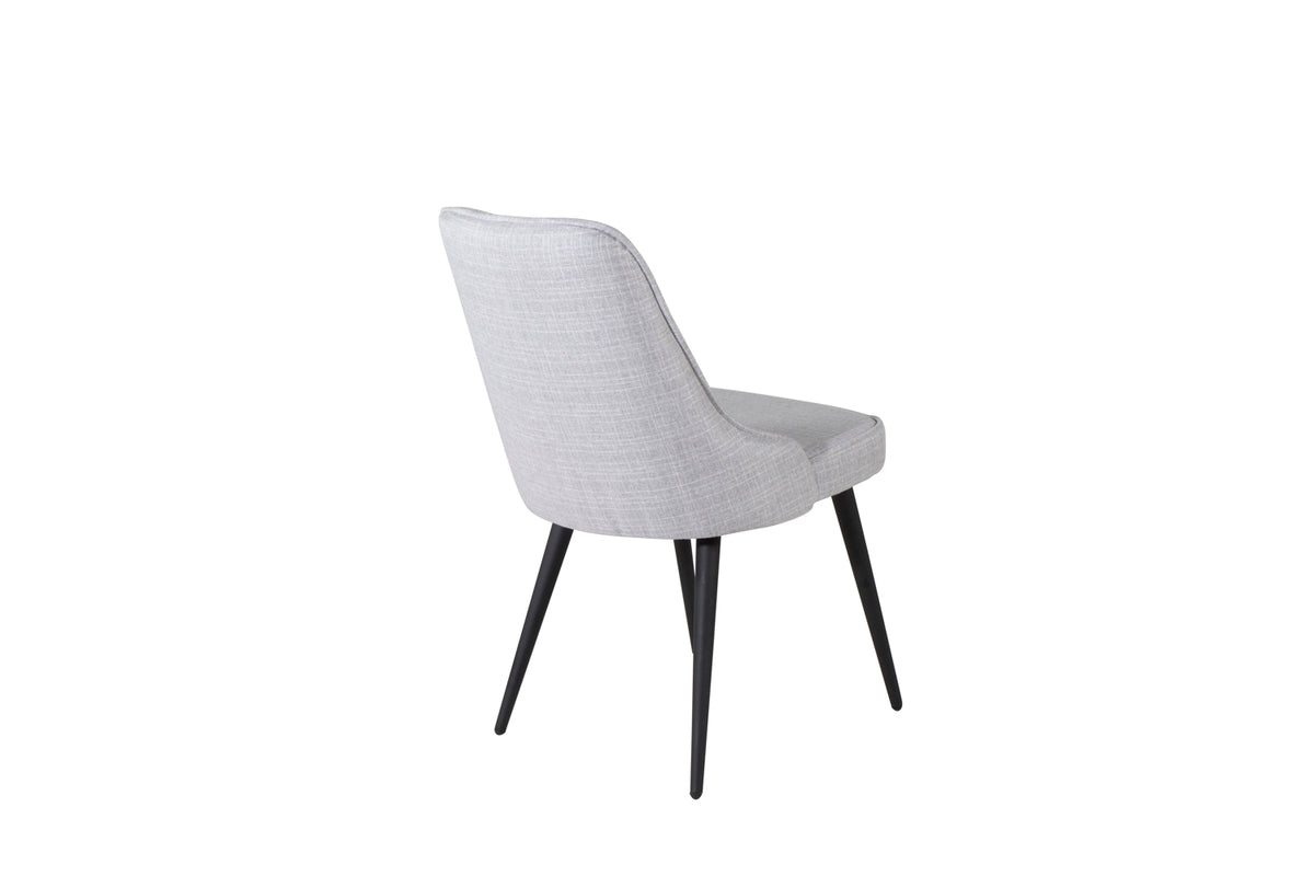 Velvet Deluxe Spisestol 2-pak Grå