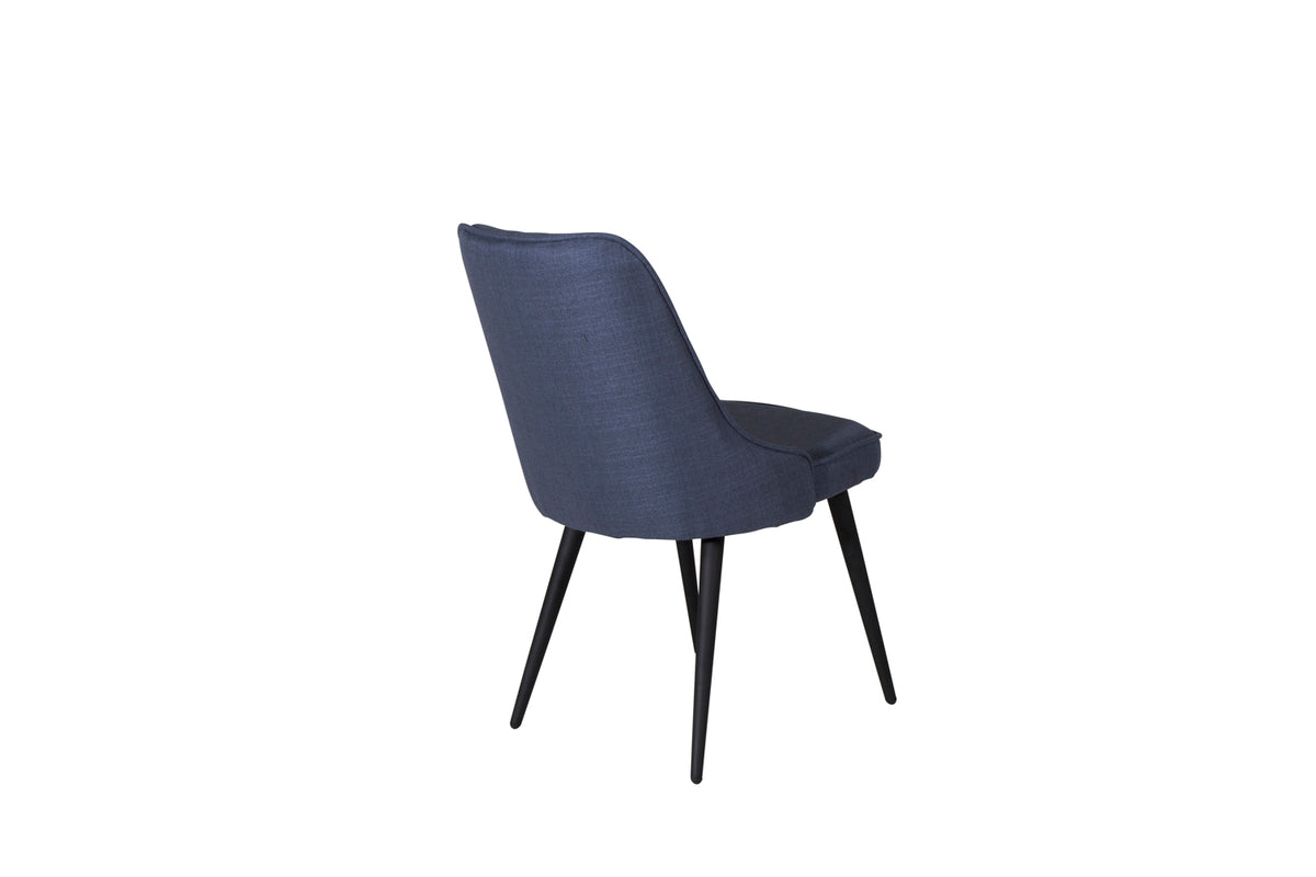 Velvet Deluxe Spisestol 2-pak Blå