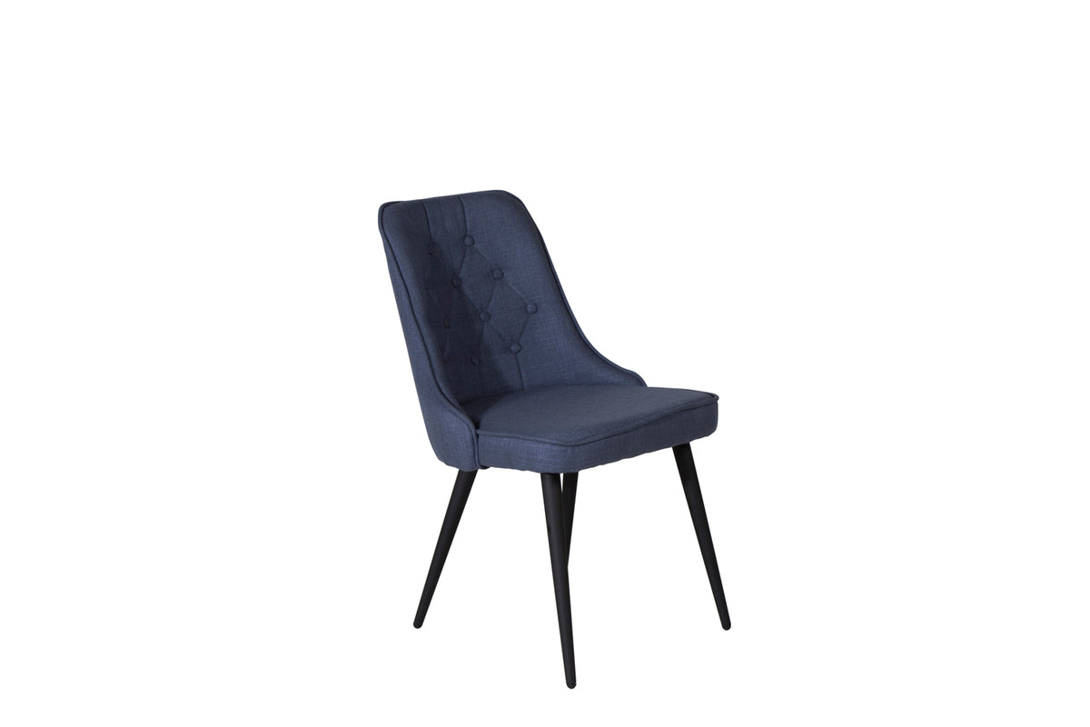 Velvet Deluxe Spisestol 2-pak Blå