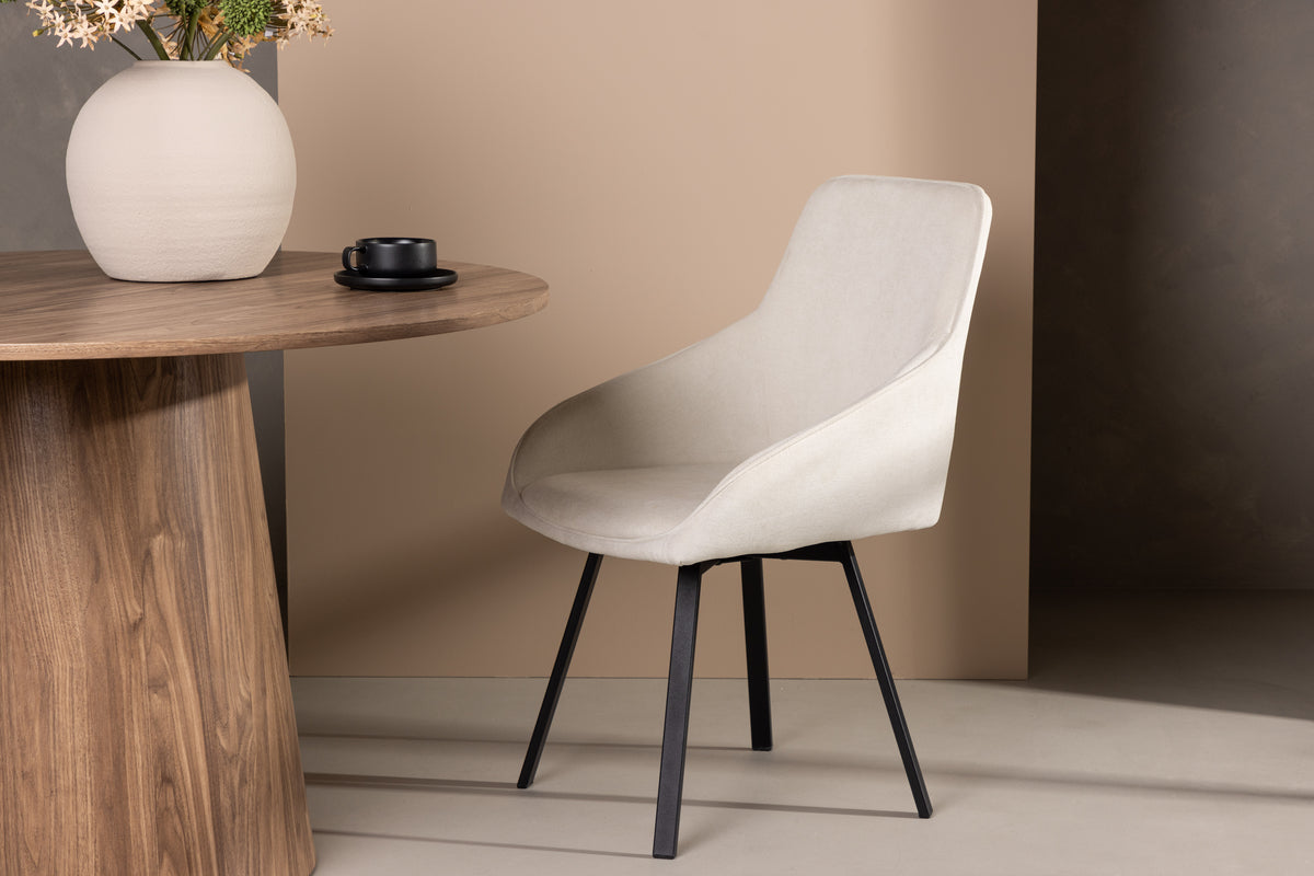 Rosie Spisebordsstol 2-pak Beige