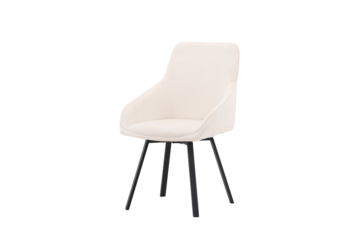 Rosie Spisebordsstol 2-pak Beige
