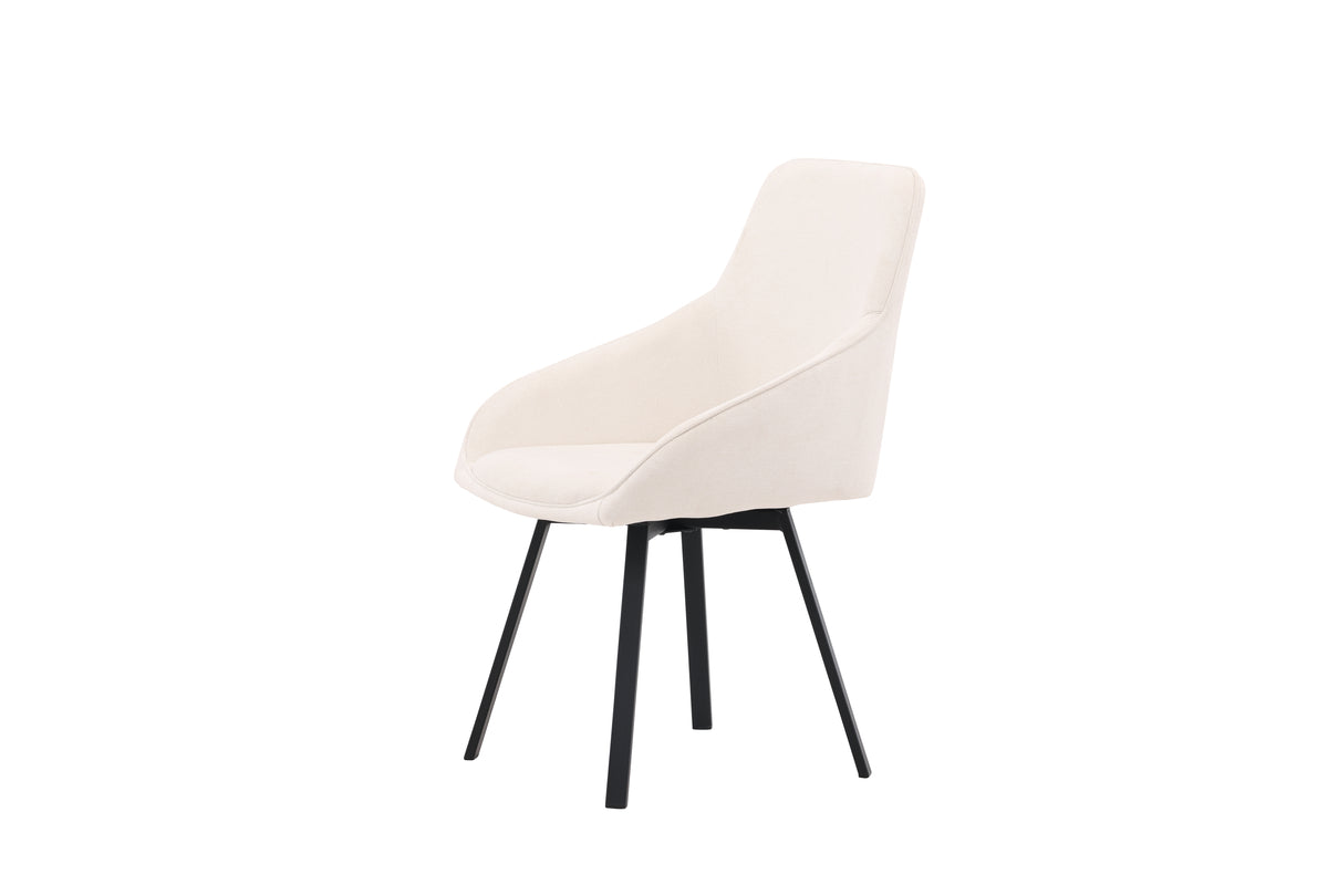 Rosie Spisebordsstol 2-pak Beige