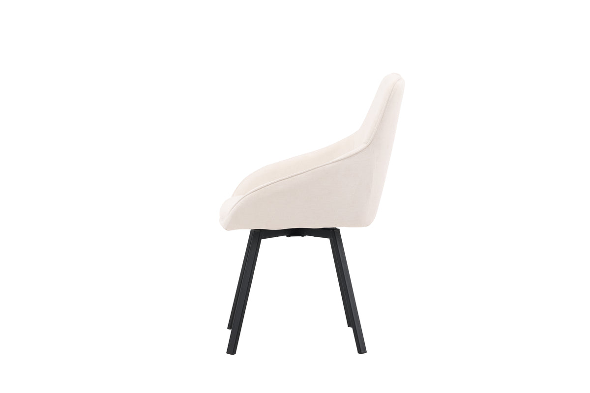 Rosie Spisebordsstol 2-pak Beige