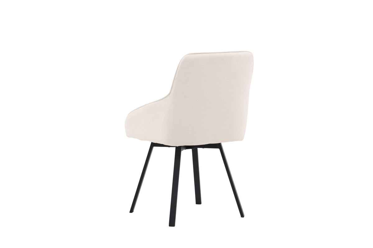 Rosie Spisebordsstol 2-pak Beige