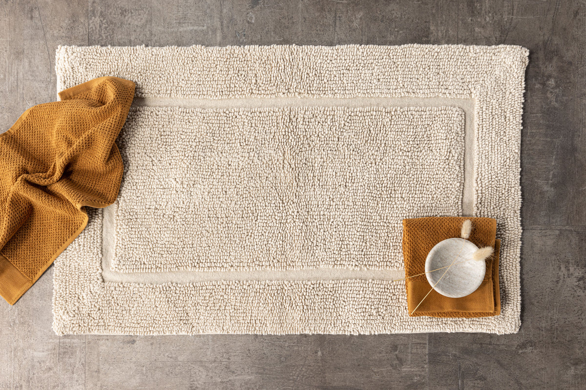 William Rektangulært Tæppe 80 x 50 Beige