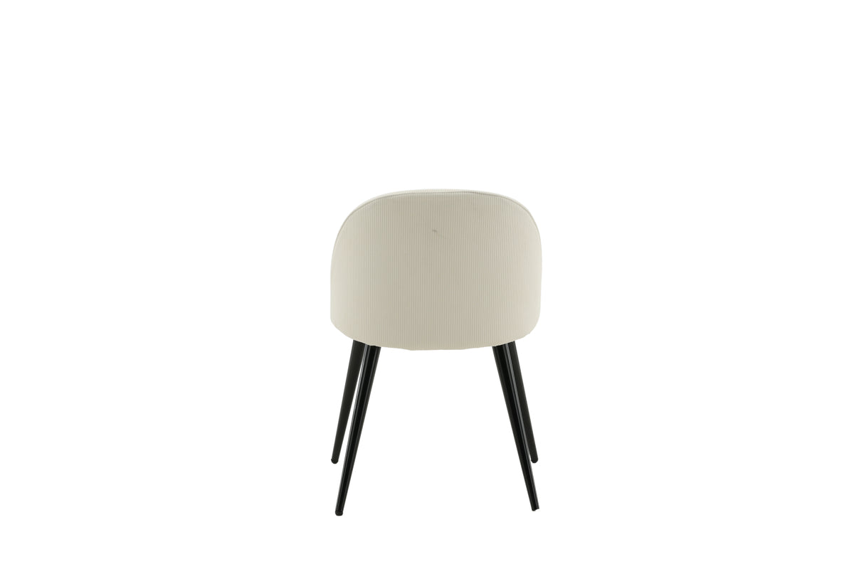 Velvet Spisestol 2-pak Creme