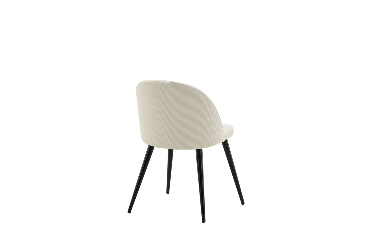 Velvet Spisestol 2-pak Creme