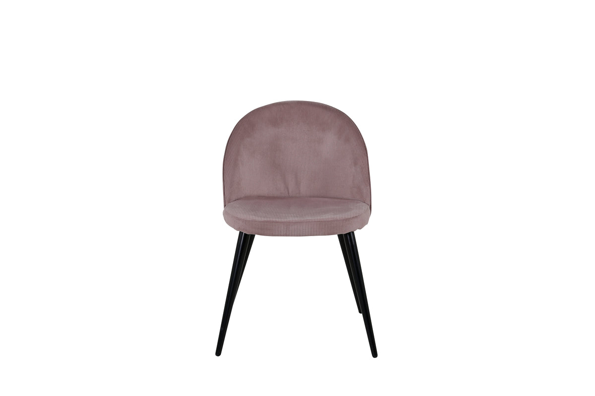 Velvet Spisestol 2-pak Støvet Rosa