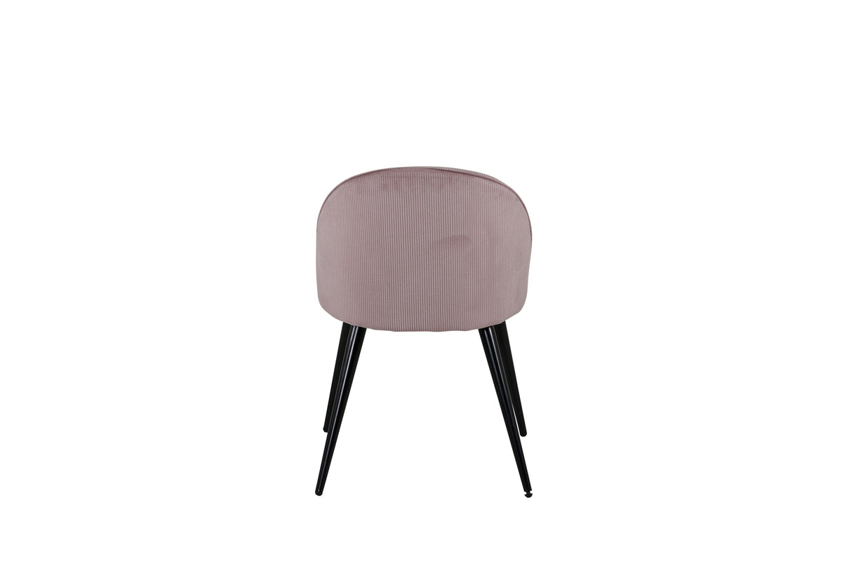 Velvet Spisestol 2-pak Støvet Rosa