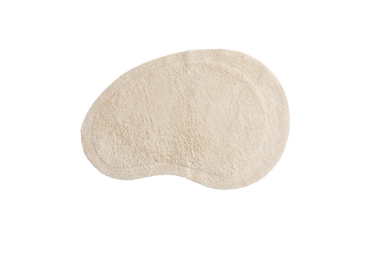 Elvis Oval Tæppe 85 x 60 Beige