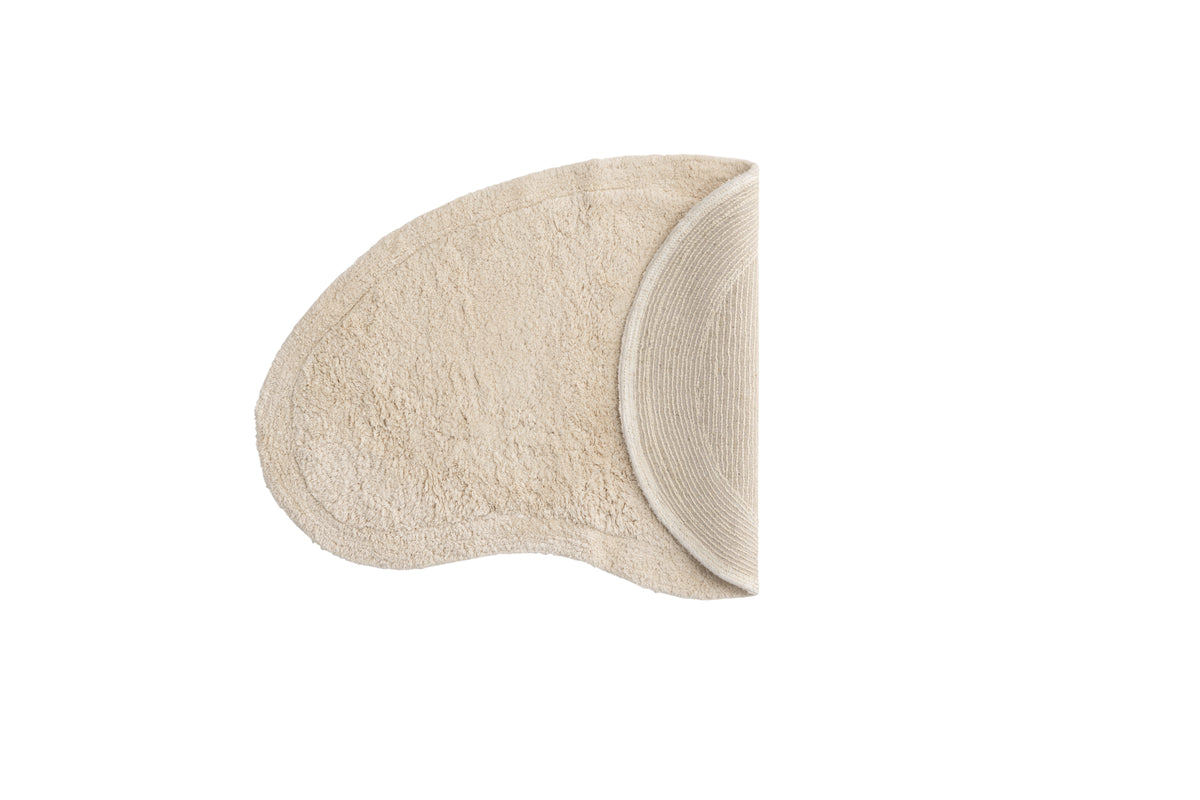 Elvis Oval Tæppe 85 x 60 Beige
