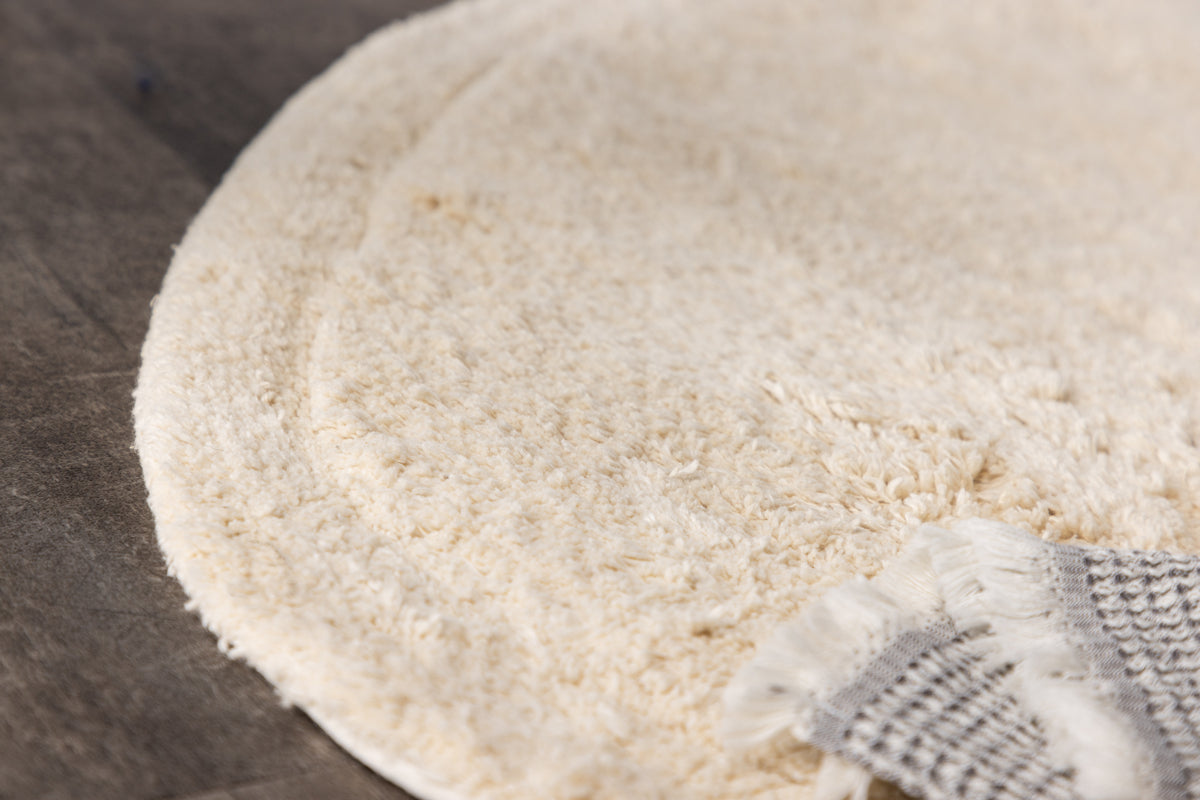 Elvis Oval Tæppe 85 x 60 Beige