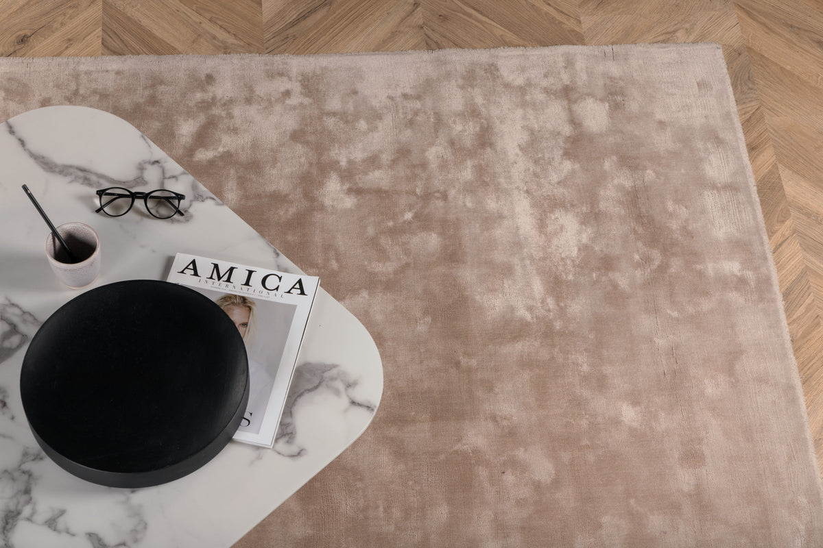 Indra Rektangulært Tæppe 240 x 170 Beige