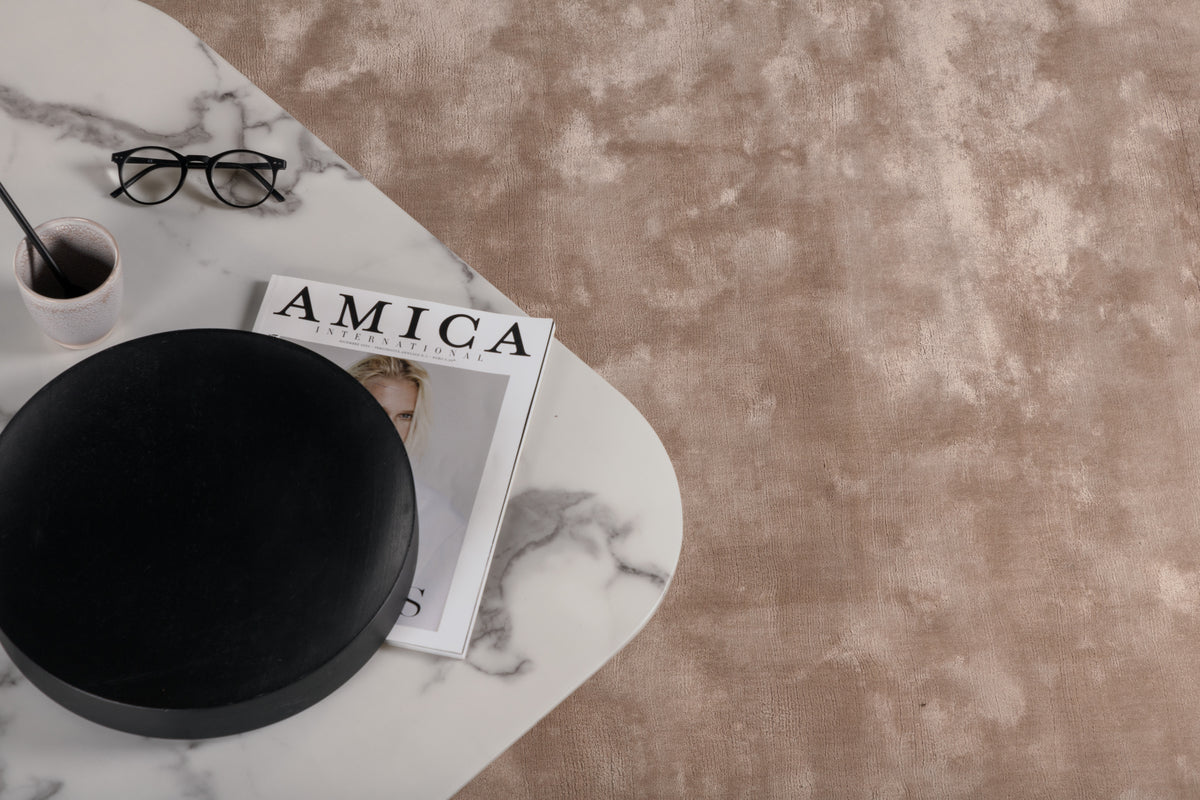 Indra Rektangulært Tæppe 240 x 170 Beige